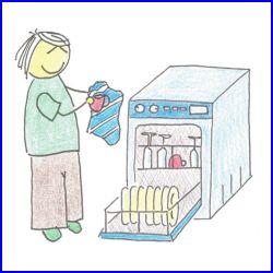 empty the dishwascher